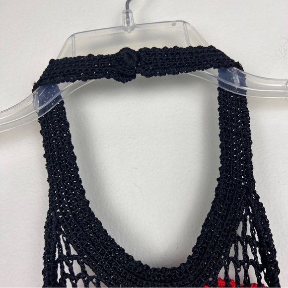 Andrea Almeida Hand Made Fringe Tassel Zendaya Mini Dress - Picture 8 of 8